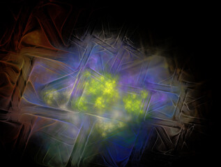 Imaginatory fractal abstract background Image