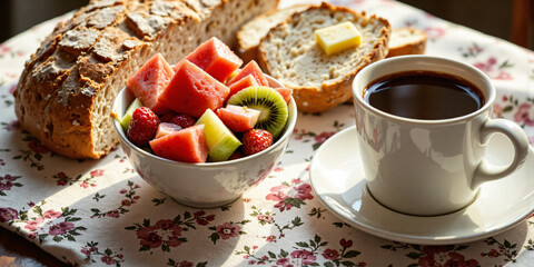 Golden Hour Breakfast: Family and Freshness