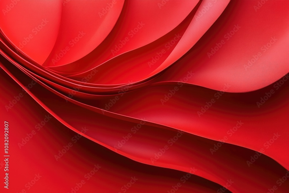 Poster a close-up shot of a vibrant red abstract background, ideal for use in designs and projects that req