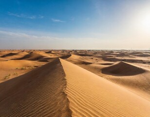 The Iconic Dunes of the Dubai Desert Conservation Reserve, Where Protected Wildlife Thrives Amongst Vast Rolling Sands and the Traditional Emirati Desert Lifestyle is Preserved