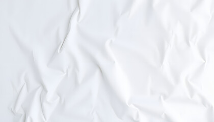 Obraz premium Panorama of White cotton fabric pattern texture and seamless background, magazine photoshoot