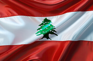 lebanese flag for national Day or Independence Day of lebanon,