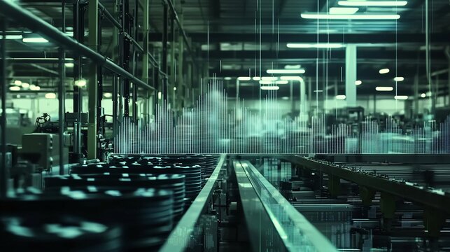 Explore the innovative manufacturing process in modern industry through advanced technology and data visualization