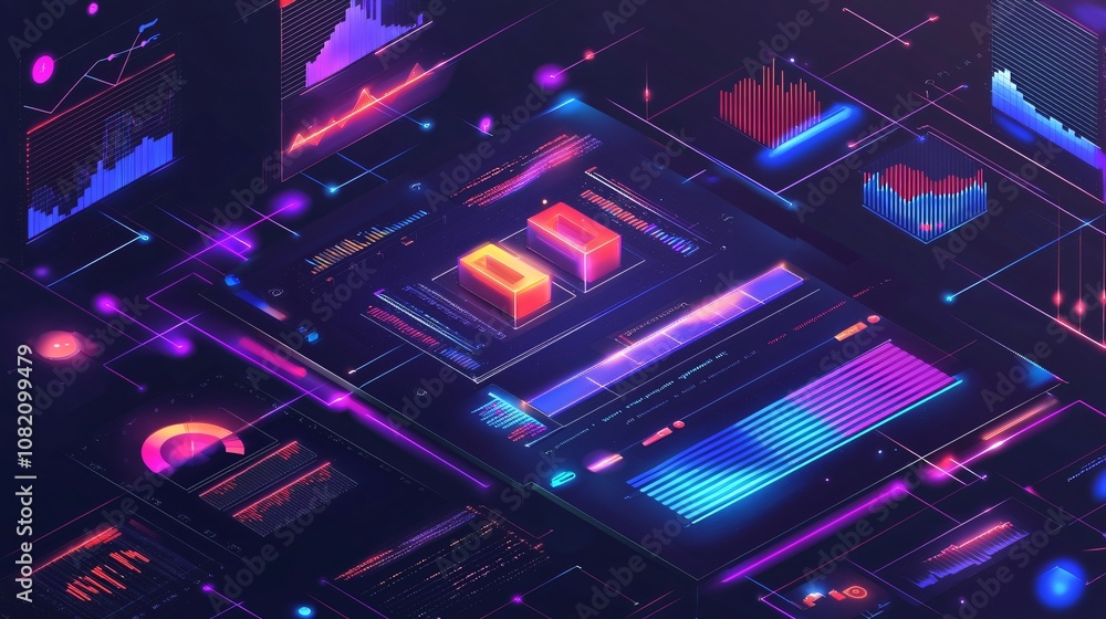 Aufkleber Explore how data visualization enhances business insights through interactive graphics and dynamic dashboards
