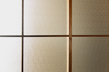 Fototapeta premium 型板ガラスの格子戸