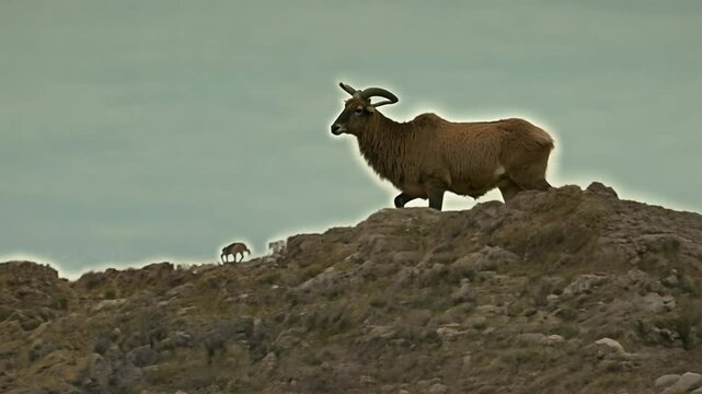 Argali symbols of strength and endurance in nature