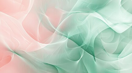 Fototapeta premium digital background for network abilities, technological processes. pale pink and sage green colors 