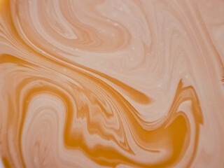 abstract texture resulting from coffee in a cup