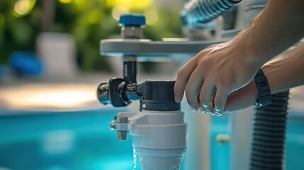 Hand Adjusting Pool Water Filtration System