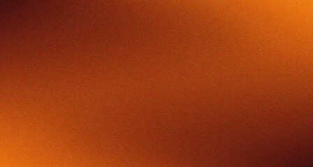 Dark Orange light effect on grainy surface background for design