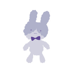 Plush Bunny Toy Purple