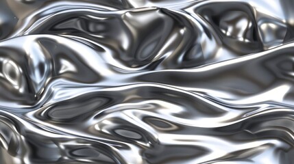 Abstract smooth silky hologram colorful background