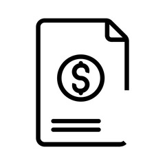 illustration of a receipt