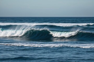 Dynamic Ocean Surface Waves on Isolated Background for Visual Impact