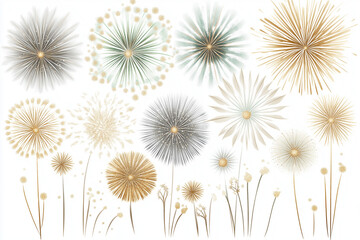 Obraz premium dandelion flower background