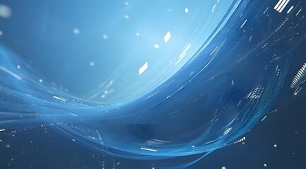 Obraz premium abstract blue wave background