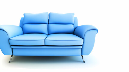 Fototapeta premium photo of a modern couch isolates on a white background 