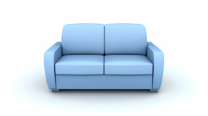 photo of a modern couch isolates on a white background 