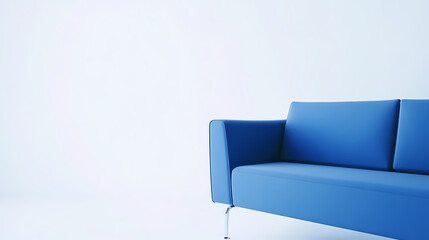 photo of a modern couch isolates on a white background 