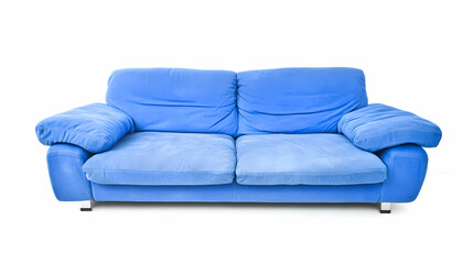 Fototapeta premium photo of a modern couch isolates on a white background 