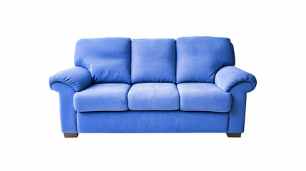 Fototapeta premium photo of a modern couch isolates on a white background 