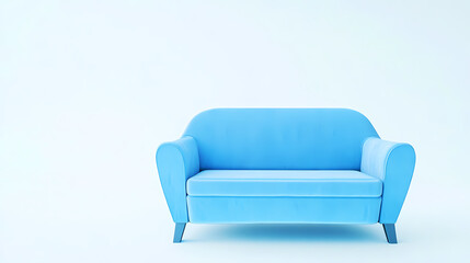 photo of a modern couch isolates on a white background 