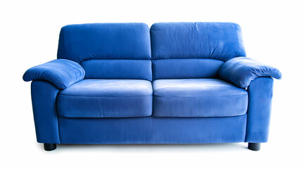 Fototapeta premium photo of a modern couch isolates on a white background 