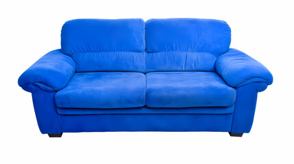 photo of a modern couch isolates on a white background 