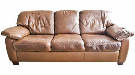 Fototapeta premium photo of a modern couch isolates on a white background 
