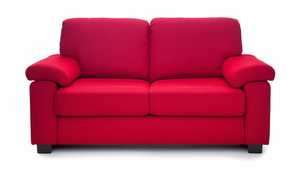 Fototapeta premium photo of a modern couch isolates on a white background 