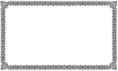  19世紀活版印刷　飾り罫　鳥模様