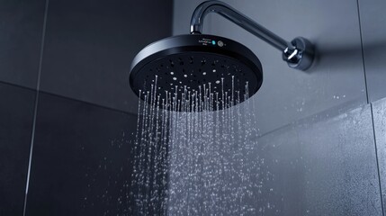 Shower Head Water Stream.