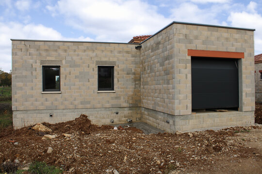 Maison en construction chantier