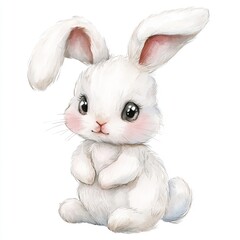 drawing of a cute rabbit
