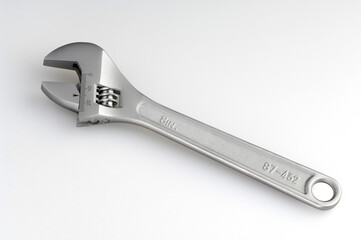 Crescent Wrench with white background
