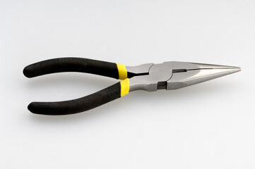 Obraz premium Nose Pliers with white background