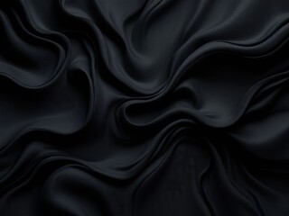Fototapeta premium Elegant 3D Black Abstract Background with Soft Textures for Relaxing Visuals