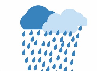 Rain and dark clouds 