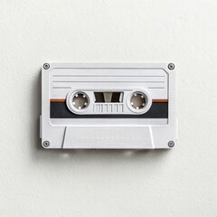 Fototapeta premium minimalist cassette background