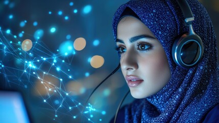 Engaging tech conference interaction virtual space portrait photography digital environment close-up view empowering women in technology