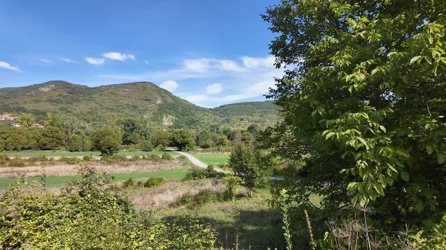 Amazing Summer Landscape of Jerma River Gorge at Vlaska Mountain, Dimitrovgrad region, Serbia