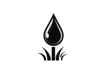 Fototapeta premium Water Drop Hydro Icon Design
