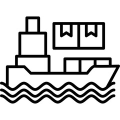 Sea Freight Icon