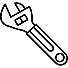 Adjustable Wrench Icon