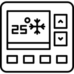 Fototapeta premium Thermostat Icon