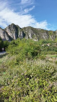 Amazing Summer Landscape of Jerma River Gorge at Vlaska Mountain, Dimitrovgrad region, Serbia