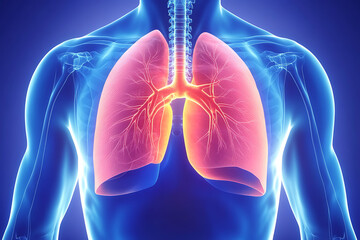 X-ray image of the chest, showing clear details of the rib cage, lungs, and thoracic cavity for medical examination purposes.
