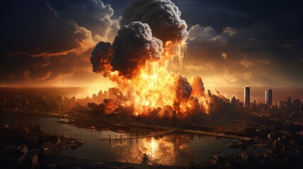 The Devastation Unleashed: Exploring the Aftermath of a City's Destruction After a Terrorist Attack or an Act of War Unleashes a Nuclear Catastrophe