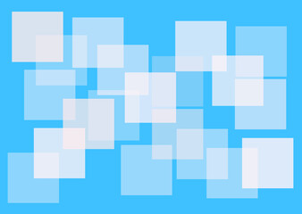 Abstract background, with boxes, main background of blue color.