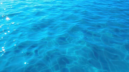Obraz premium Rippling surface of deep blue sea with sunlight reflecting, creating a mesmerizing texture, water, sunlight